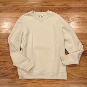 Banana Republic Men's Cream Crewneck Sweater sweatshirt